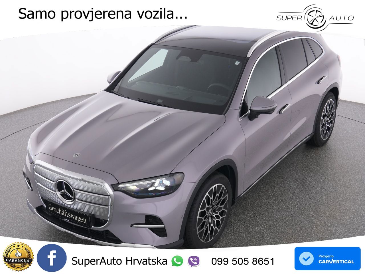 Mercedes GLC 250 85 kWh (354 KS) EQ Technology Avantgarde ZRAČNI+ACC+GR SJED+KAM+PANO