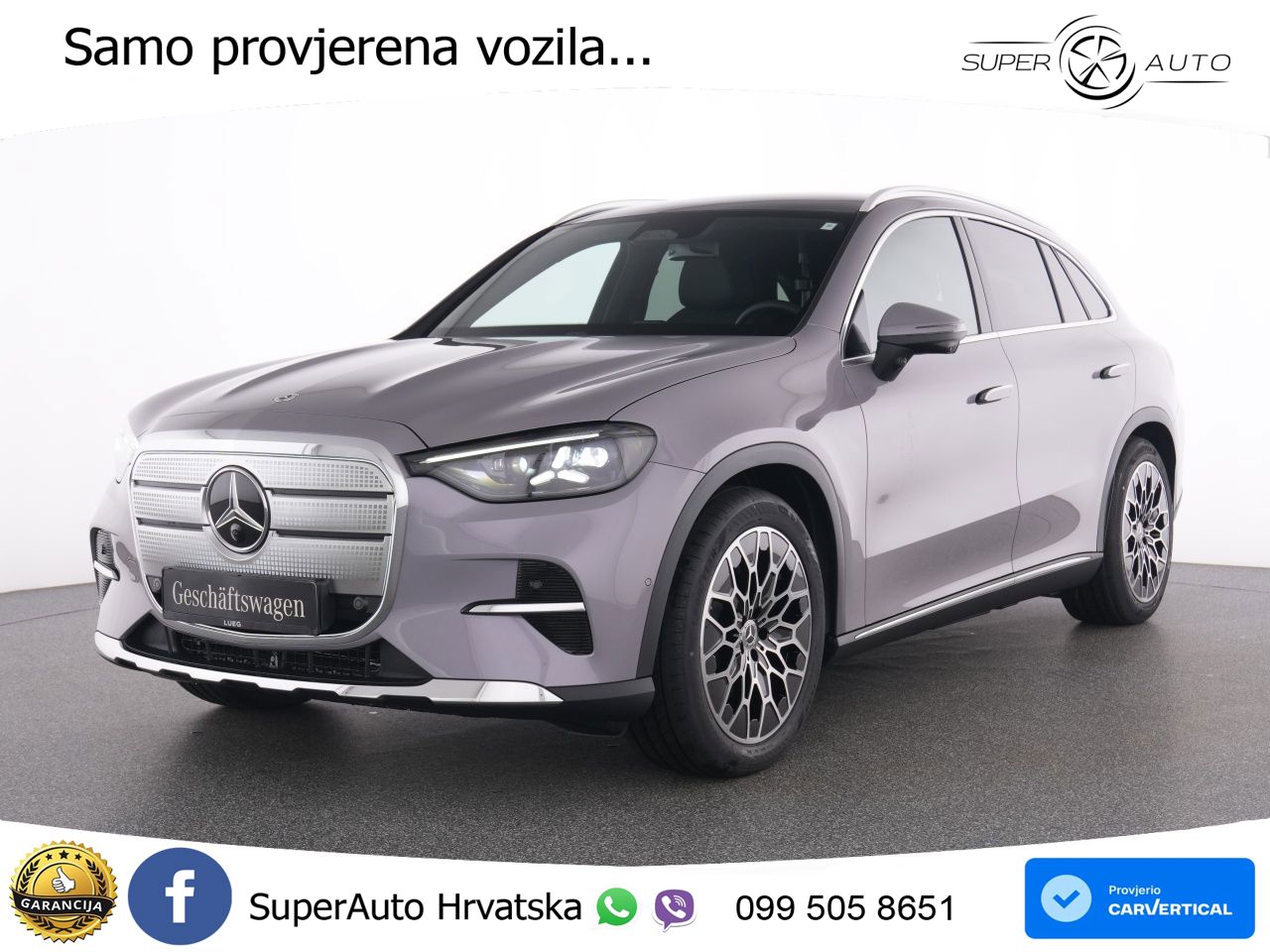 Mercedes GLC 250 85 kWh (354 KS) EQ Technology Avantgarde ZRAČNI+ACC+GR SJED+KAM+PANO