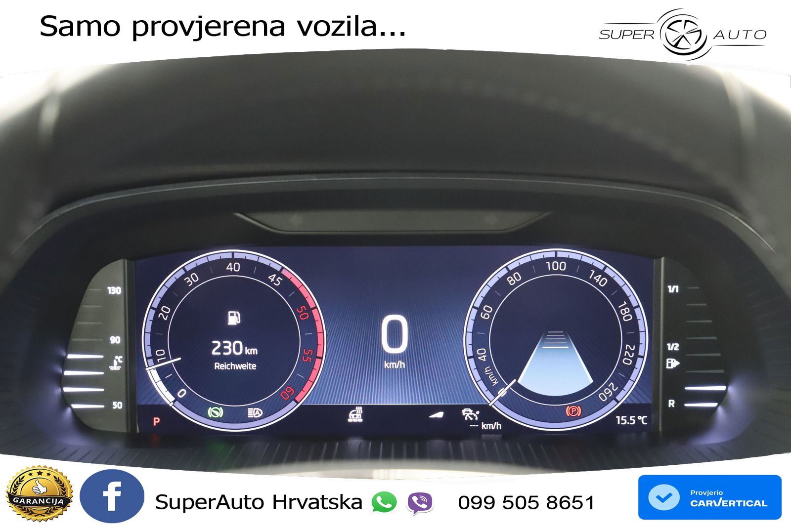 Škoda Octavia Combi 2.0 TDI (150 KS) DSG LED+GR SJED+ACC
