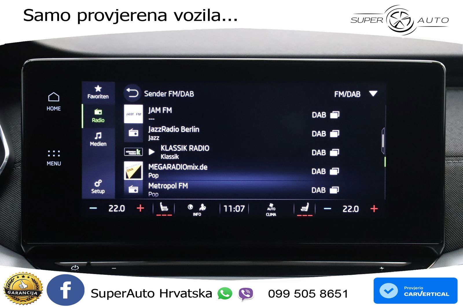 Škoda Octavia Combi 2.0 TDI (150 KS) DSG LED+GR SJED+ACC