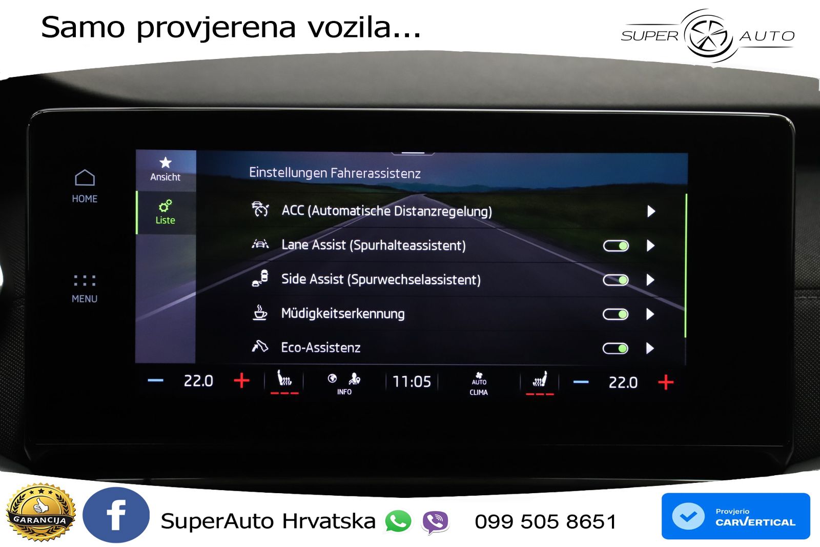 Škoda Octavia Combi 2.0 TDI (150 KS) DSG LED+GR SJED+ACC
