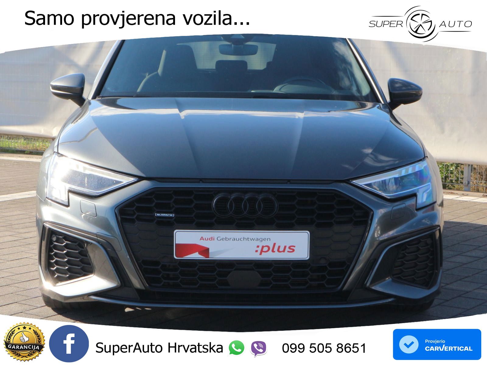 Audi A3 40 TDI (200 KS) quattro S tronic S line LED+GR SJED+ACC