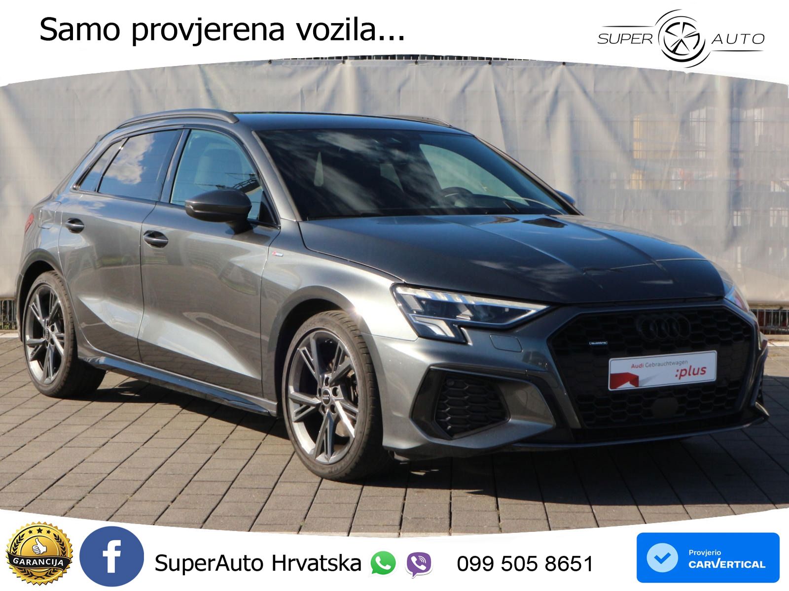 Audi A3 40 TDI (200 KS) quattro S tronic S line LED+GR SJED+ACC