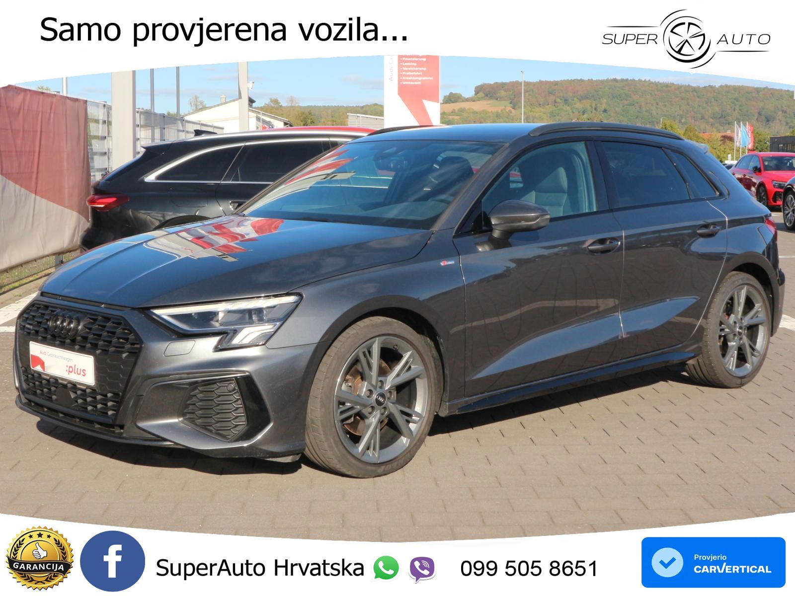 Audi A3 40 TDI (200 KS) quattro S tronic S line LED+GR SJED+ACC
