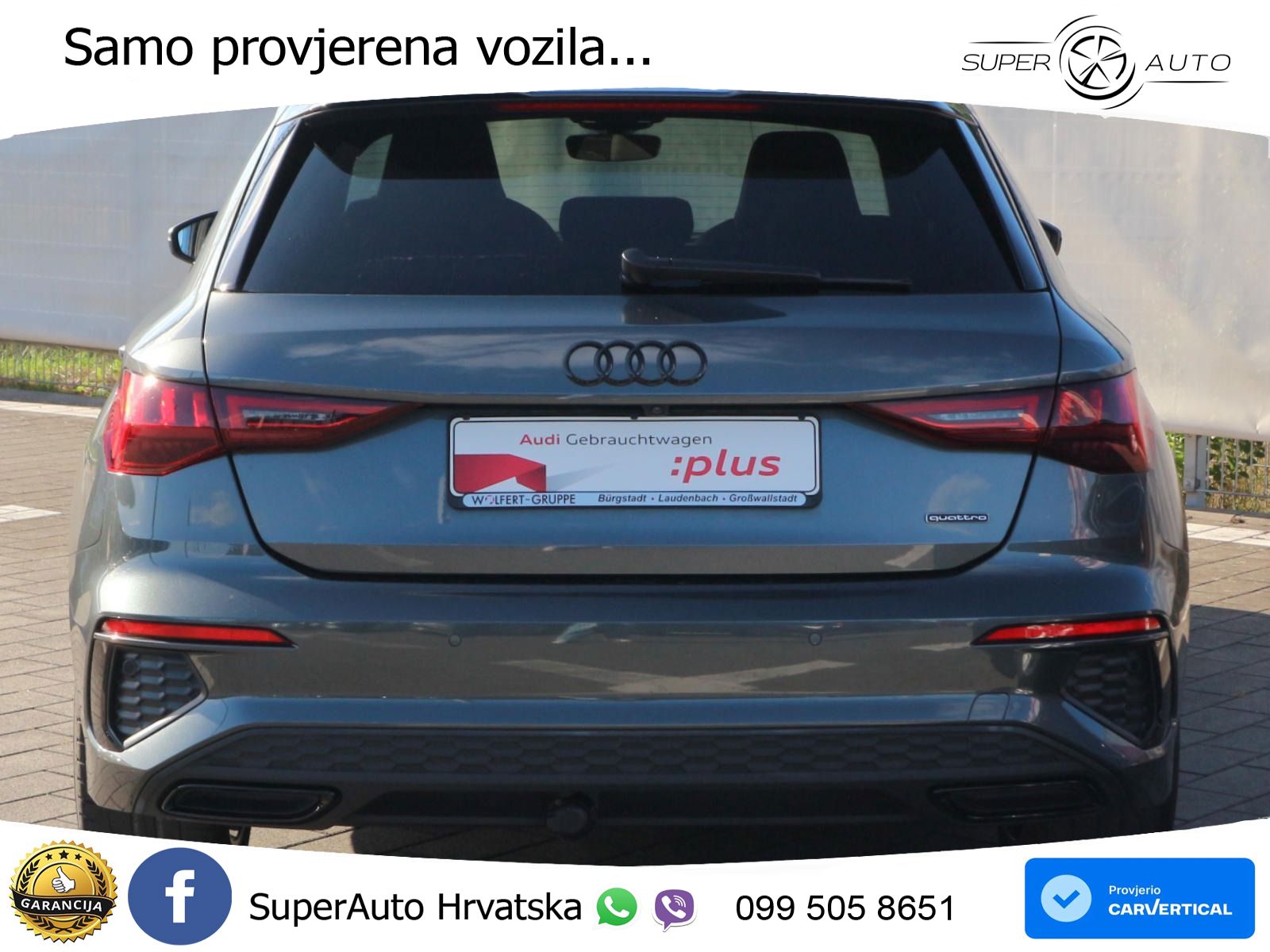 Audi A3 40 TDI (200 KS) quattro S tronic S line LED+GR SJED+ACC
