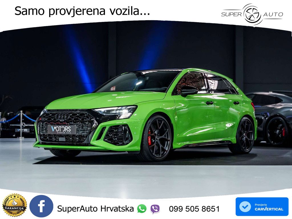 Audi RS3 Sedan 2.5 TFSI (400 KS) quattro S tronic MATRIX+GR SJED+KAM