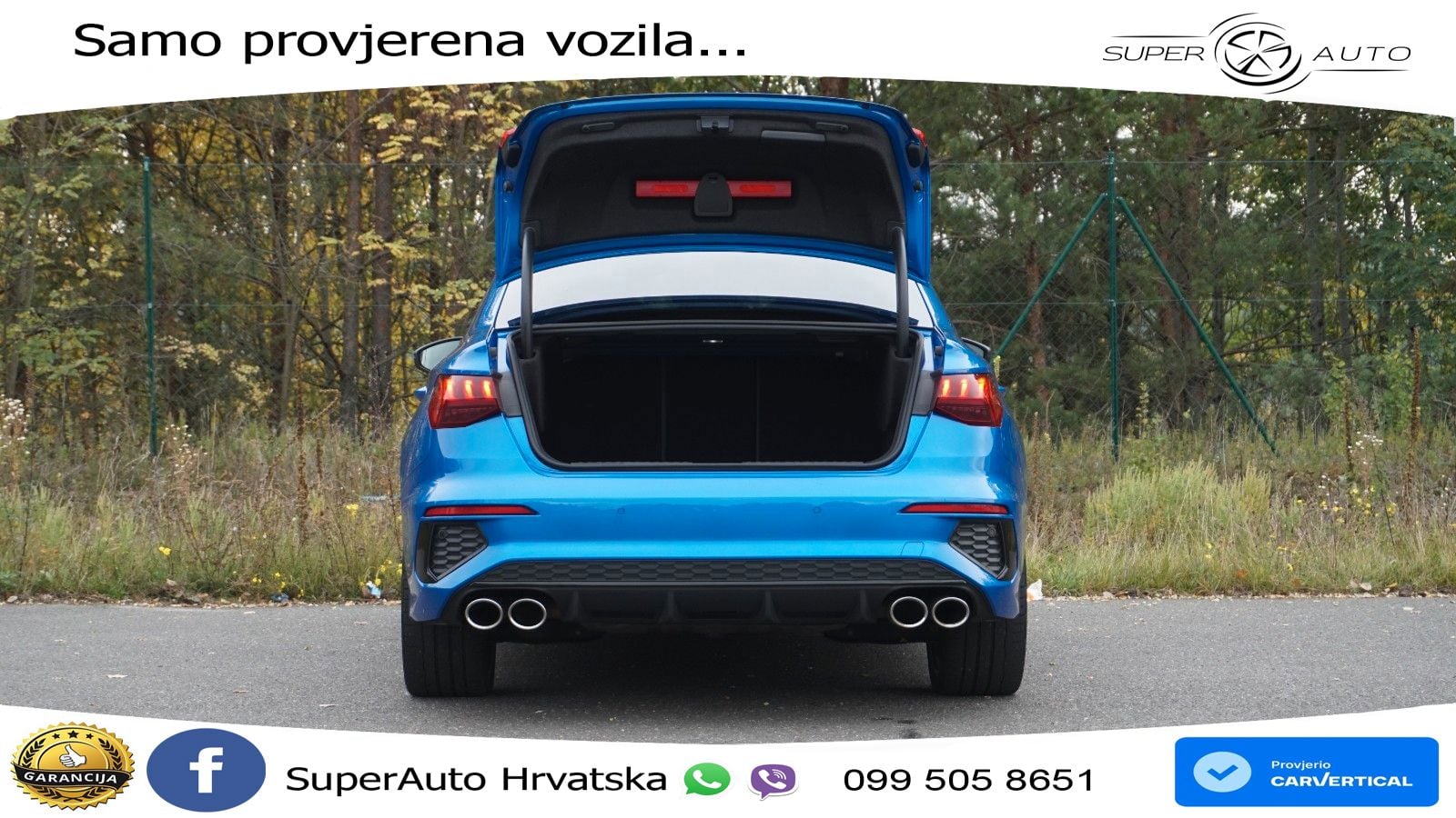 Audi S3 Limuzina 2.0 TFSI (310 KS) quattro S tronic LED+GR SJED+ACC