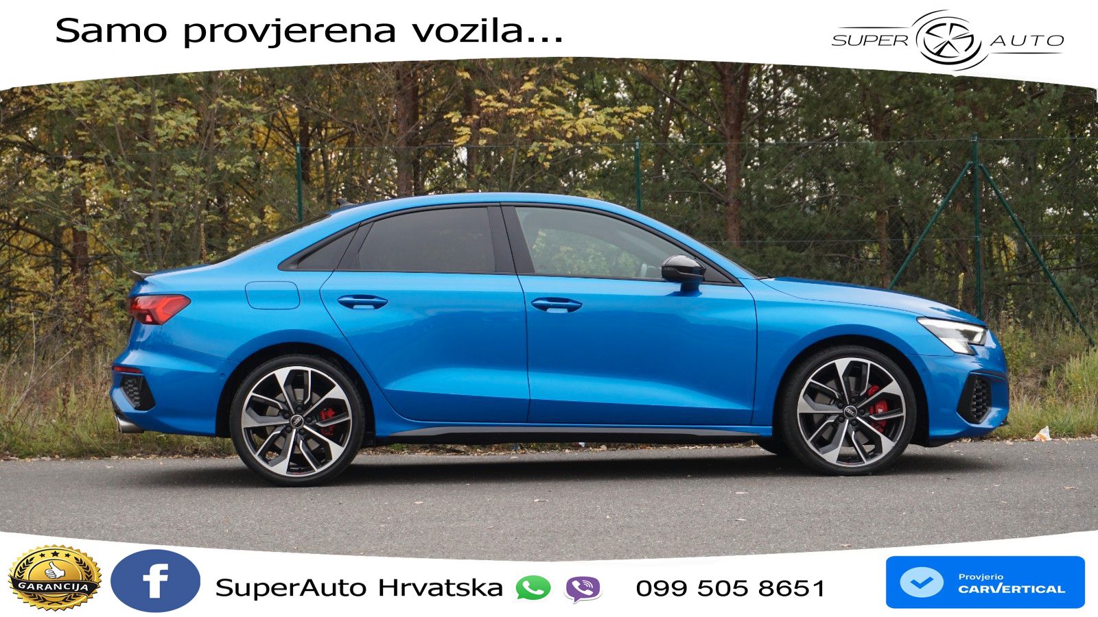 Audi S3 Limuzina 2.0 TFSI (310 KS) quattro S tronic LED+GR SJED+ACC