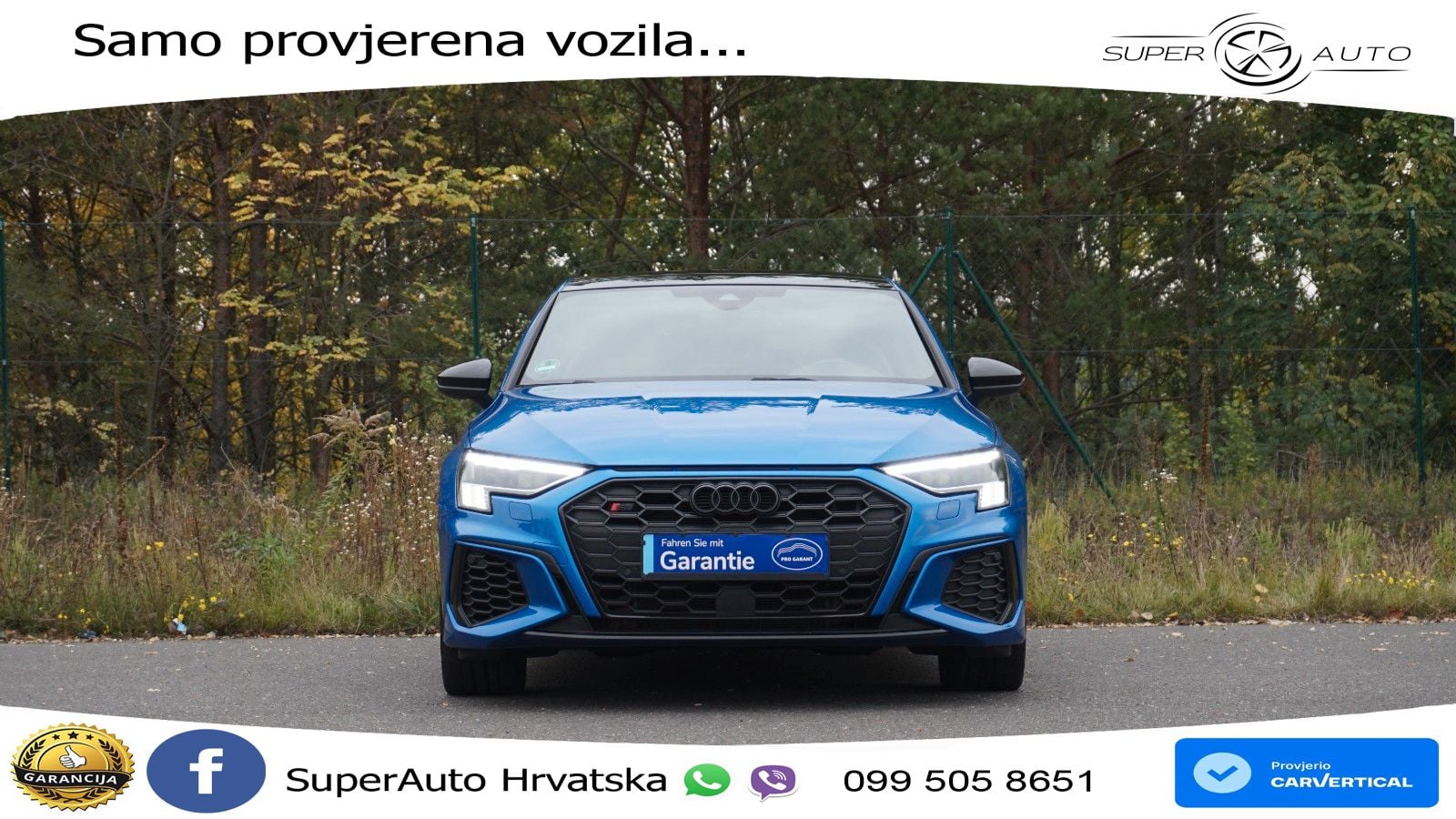 Audi S3 Limuzina 2.0 TFSI (310 KS) quattro S tronic LED+GR SJED+ACC