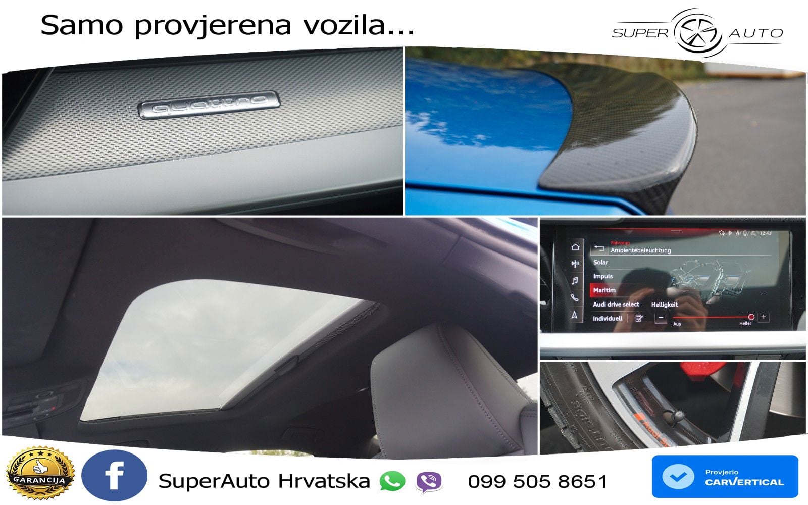 Audi S3 Limuzina 2.0 TFSI (310 KS) quattro S tronic LED+GR SJED+ACC