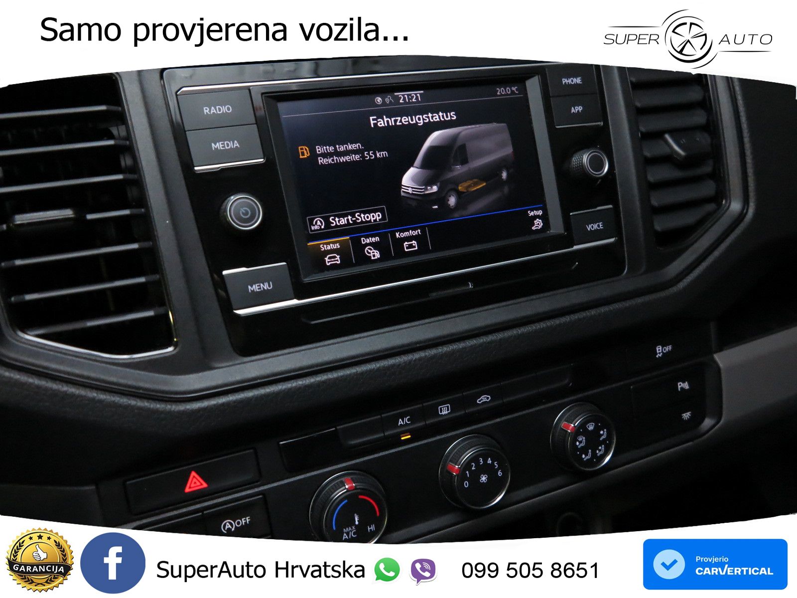 Volkswagen Crafter Kasten 35 TDI2.0 Autm. 4Mot Mittel+Hoch 177 KS