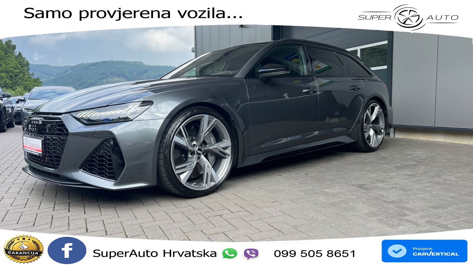 Audi RS6 Avant 4.0 TFSI V8 (600 KS) quattro Tiptronic LED+GR SJED+ACC