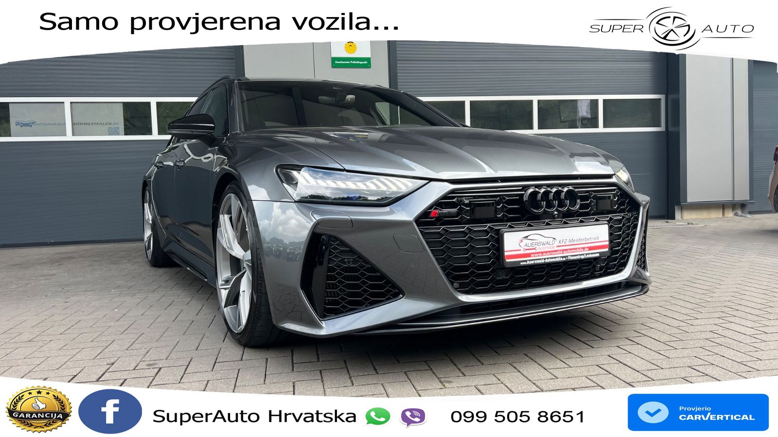 Audi RS6 Avant 4.0 TFSI V8 (600 KS) quattro Tiptronic LED+GR SJED+ACC