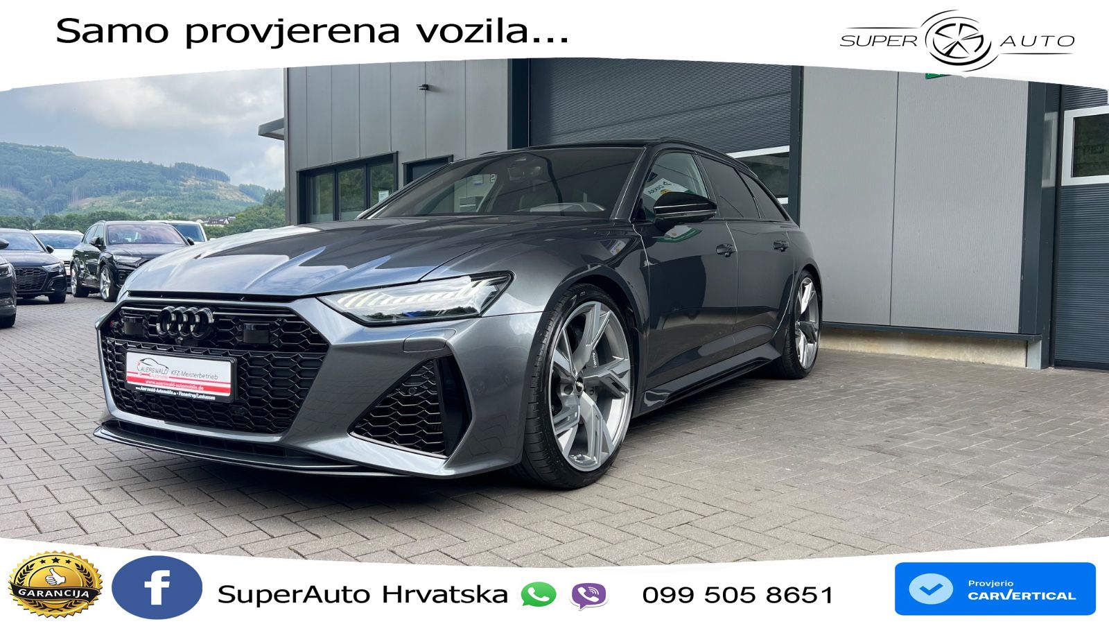 Audi RS6 Avant 4.0 TFSI V8 (600 KS) quattro Tiptronic LED+GR SJED+ACC