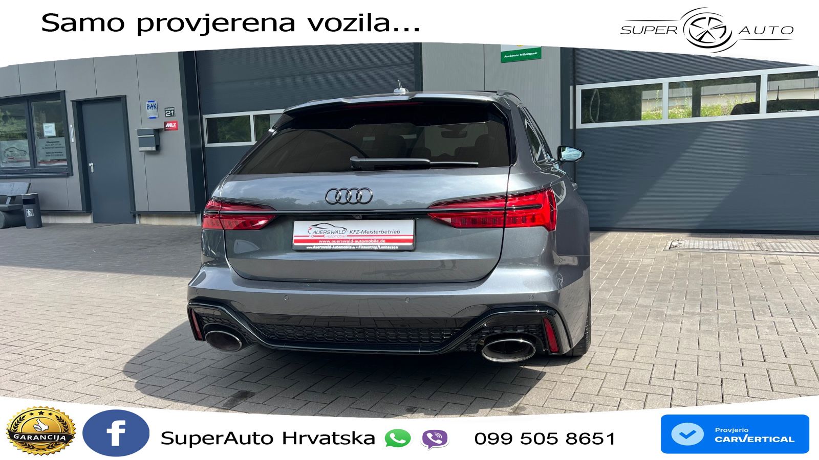 Audi RS6 Avant 4.0 TFSI V8 (600 KS) quattro Tiptronic LED+GR SJED+ACC