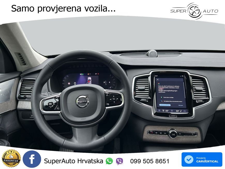 Volvo XC90 2.0 B5 Diesel AWD Automatic ACC+HEAD+4xGR SJED+360+PANO