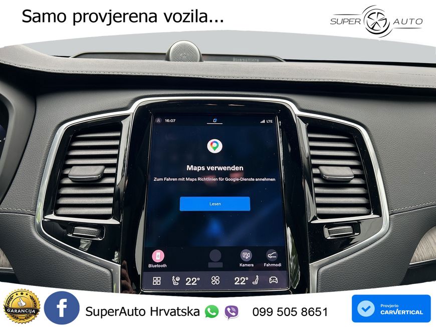 Volvo XC90 2.0 B5 Diesel AWD Automatic ACC+HEAD+4xGR SJED+360+PANO