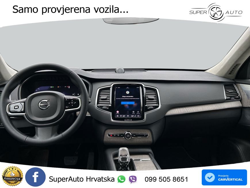 Volvo XC90 2.0 B5 Diesel AWD Automatic ACC+HEAD+4xGR SJED+360+PANO