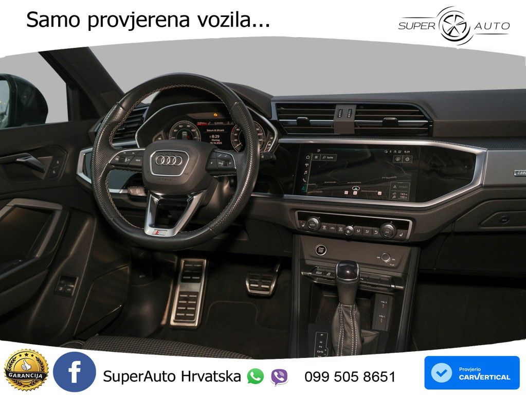 Audi Q3 45 TFSIe (245 KS) S tronic S line LED+GR SJED+ACC