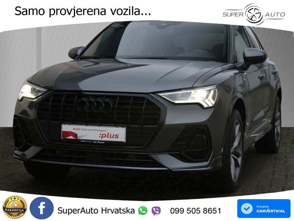 Audi Q3 45 TFSIe (245 KS) S tronic S line LED+GR SJED+ACC