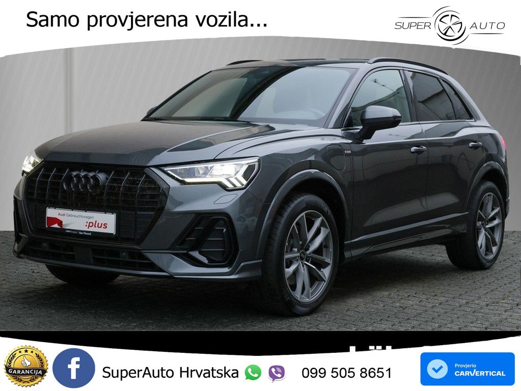 Audi Q3 45 TFSIe (245 KS) S tronic S line LED+GR SJED+ACC