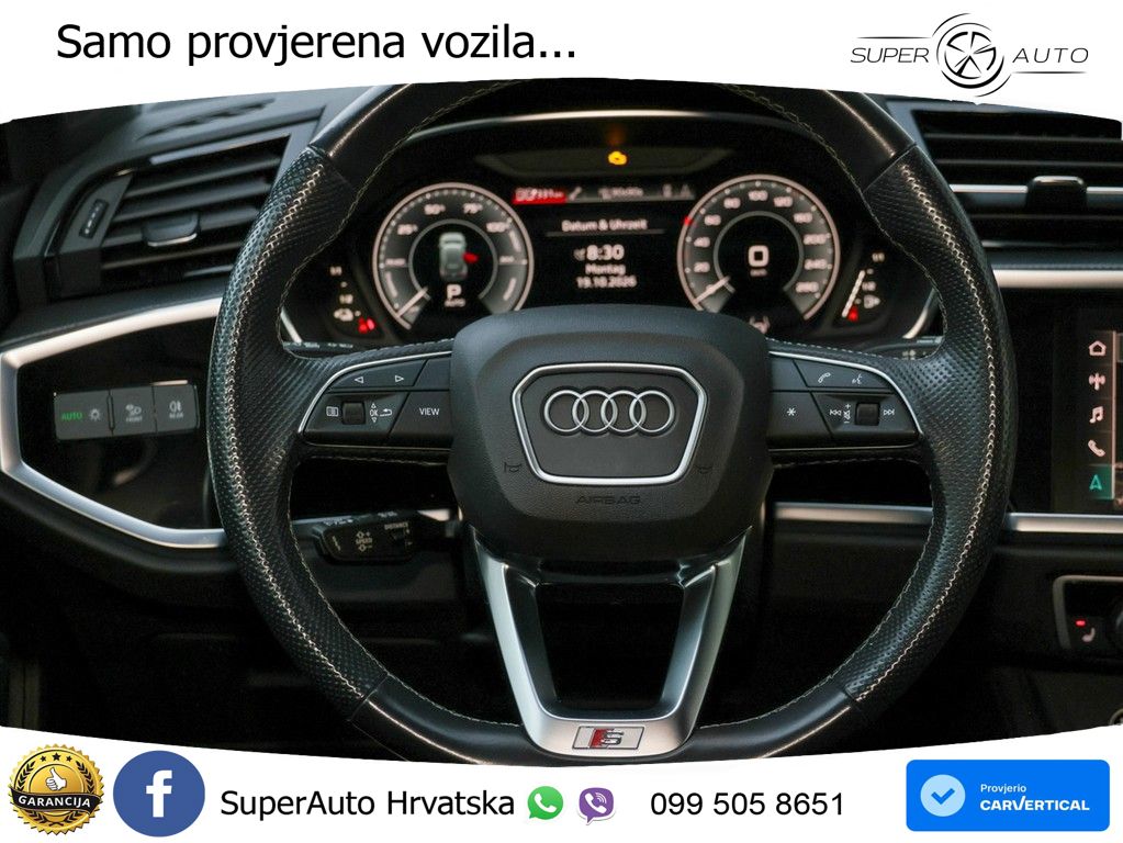 Audi Q3 45 TFSIe (245 KS) S tronic S line LED+GR SJED+ACC