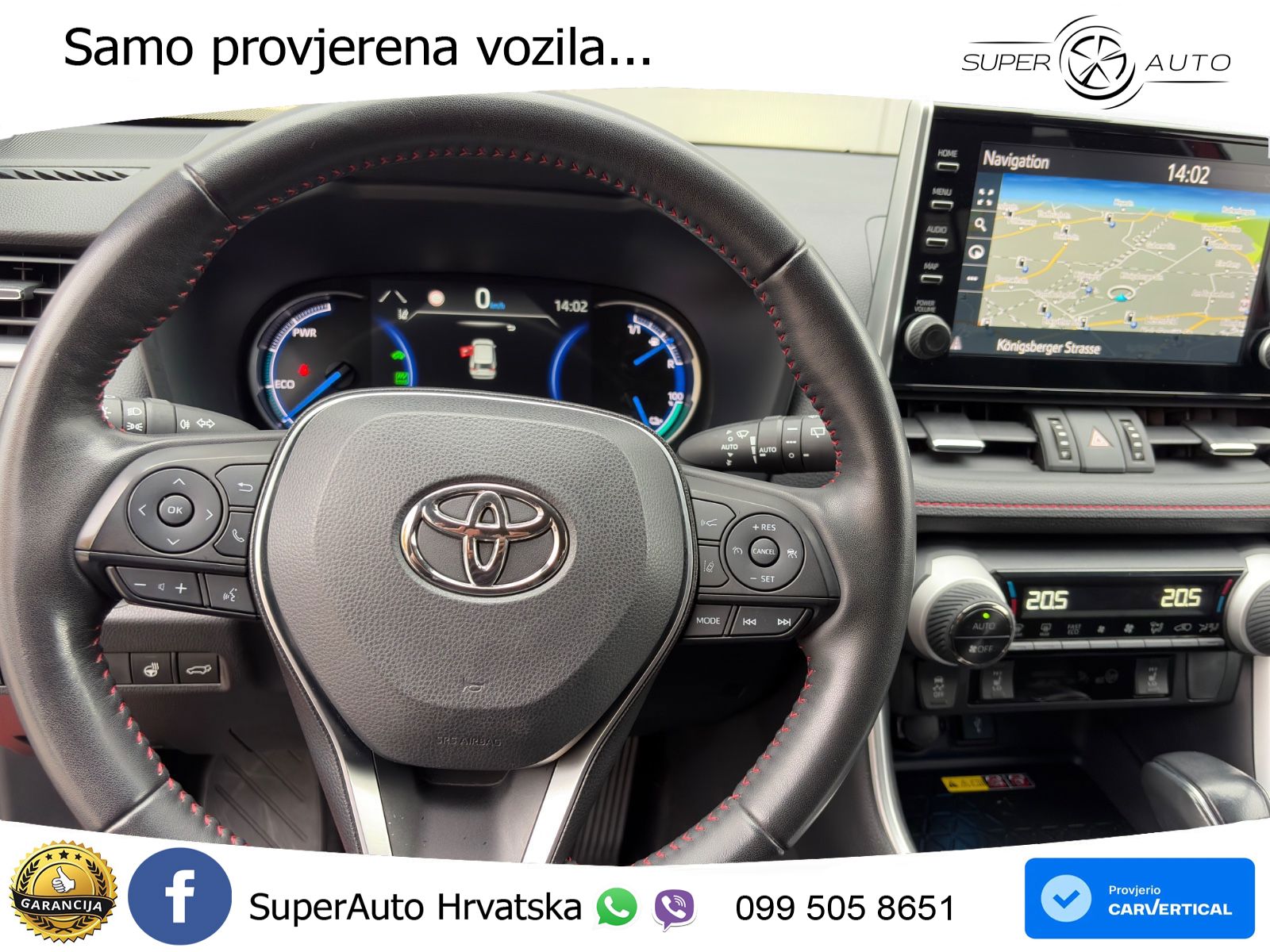 Toyota RAV4 Prime 2.5 D-4S (302 KS) Hybrid E-Four e-CVT LED+GR SJED+ACC