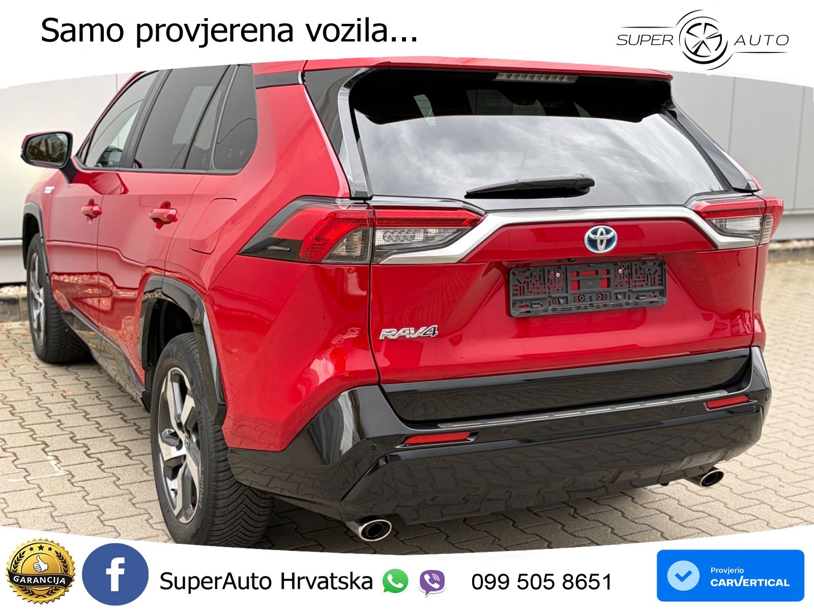 Toyota RAV4 Prime 2.5 D-4S (302 KS) Hybrid E-Four e-CVT LED+GR SJED+ACC