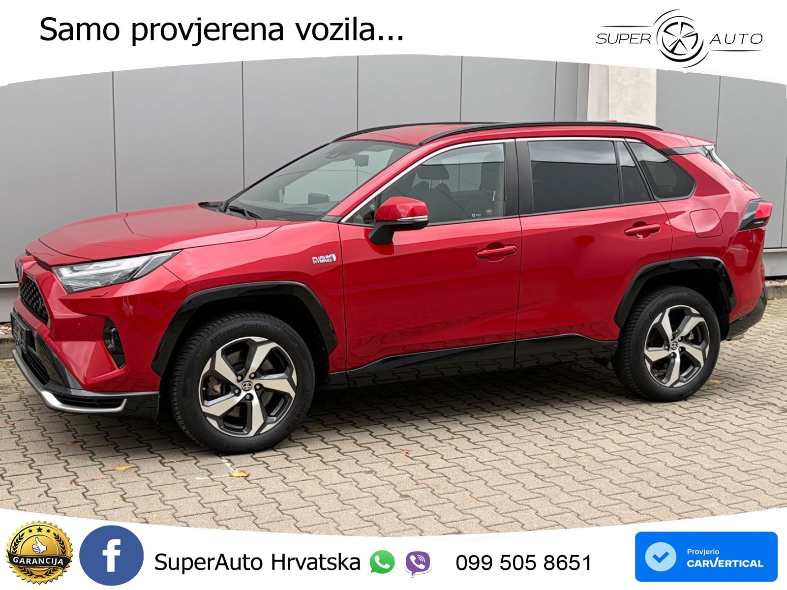 Toyota RAV4 Prime 2.5 D-4S (302 KS) Hybrid E-Four e-CVT LED+GR SJED+ACC
