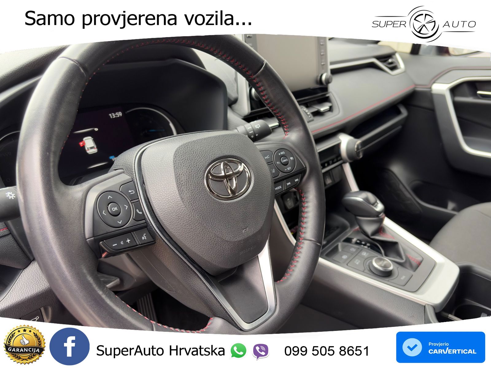 Toyota RAV4 Prime 2.5 D-4S (302 KS) Hybrid E-Four e-CVT LED+GR SJED+ACC