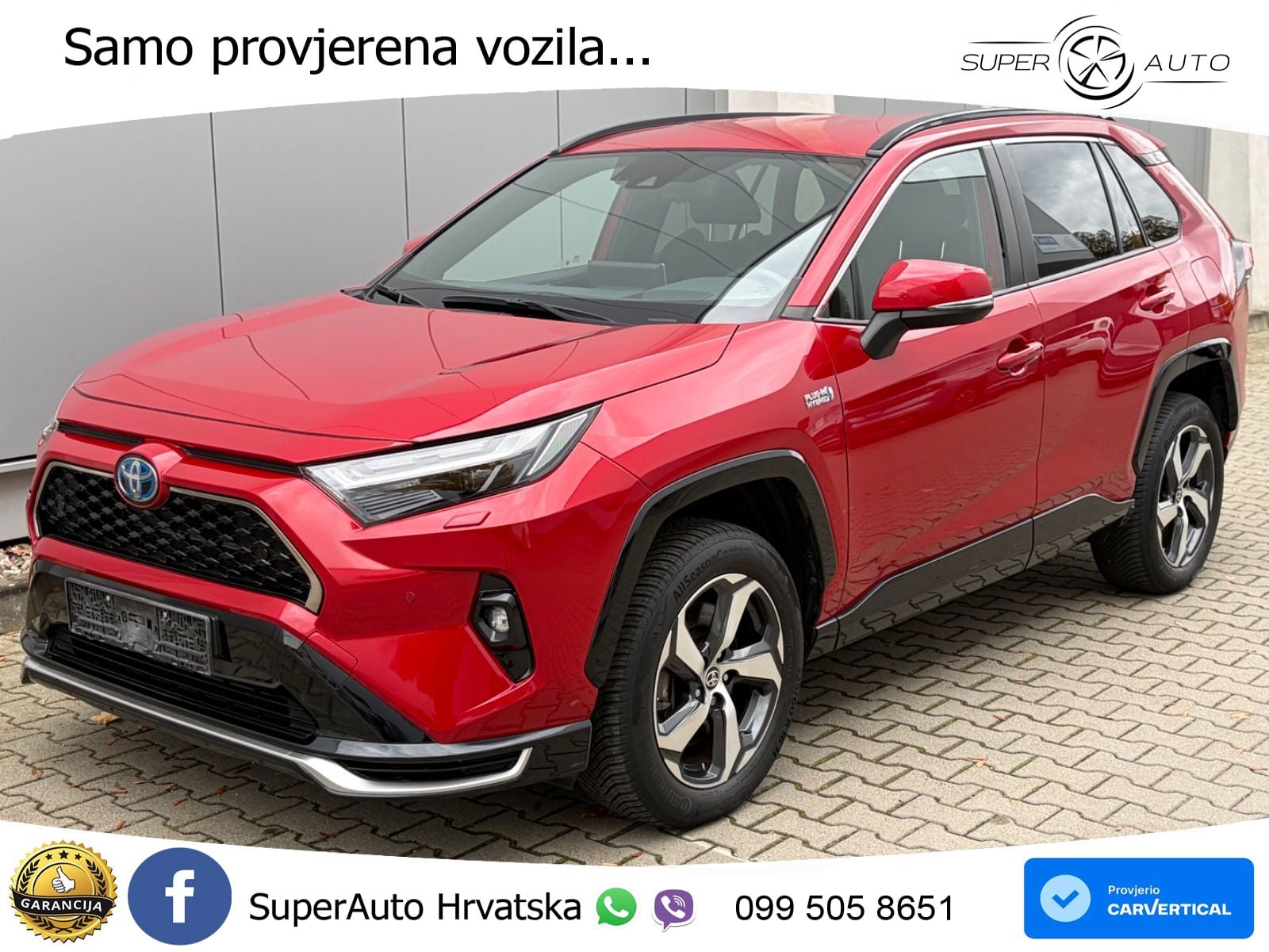 Toyota RAV4 Prime 2.5 D-4S (302 KS) Hybrid E-Four e-CVT LED+GR SJED+ACC