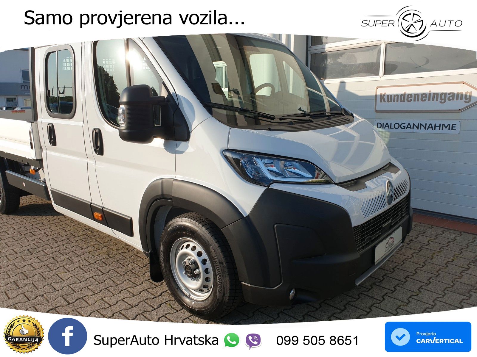Citroën Jumper Pritsche Doka. 35 L4 Heavy Diesel 180 179 KS