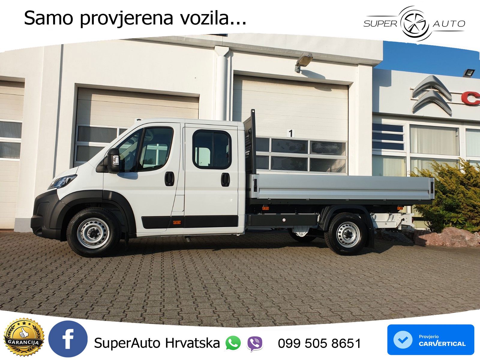Citroën Jumper Pritsche Doka. 35 L4 Heavy Diesel 180 179 KS