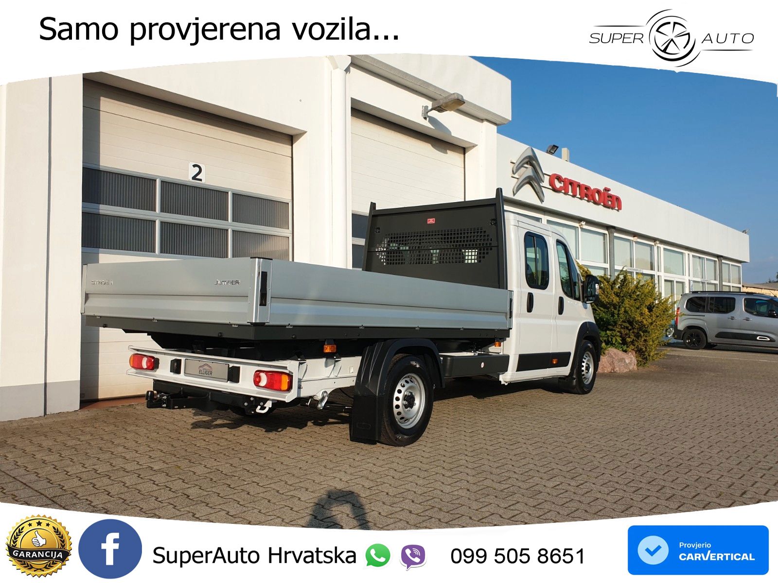Citroën Jumper Pritsche Doka. 35 L4 Heavy Diesel 180 179 KS