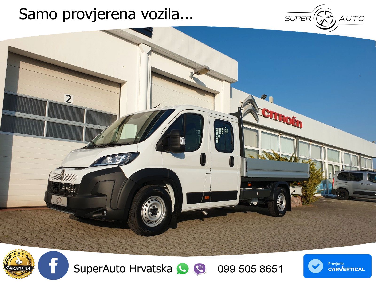 Citroën Jumper Pritsche Doka. 35 L4 Heavy Diesel 180 179 KS