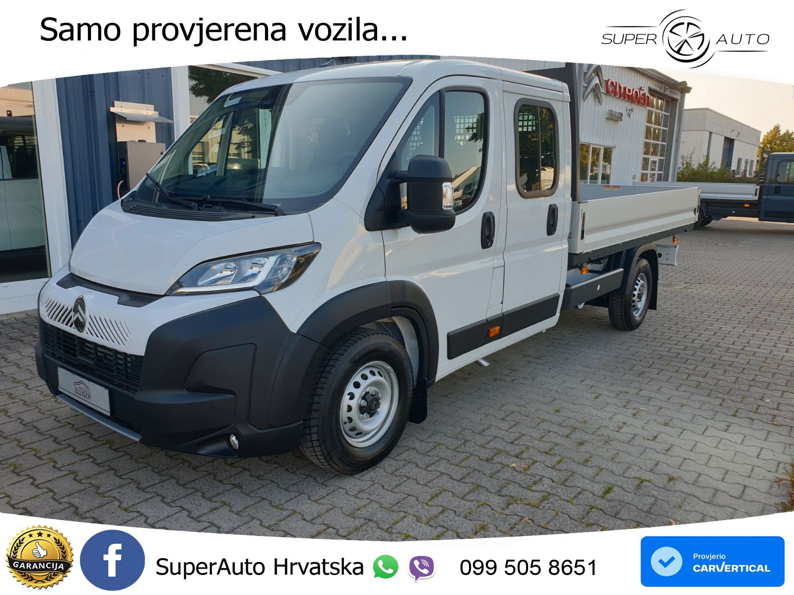 Citroën Jumper Pritsche Doka. 35 L4 Heavy Diesel 180 179 KS