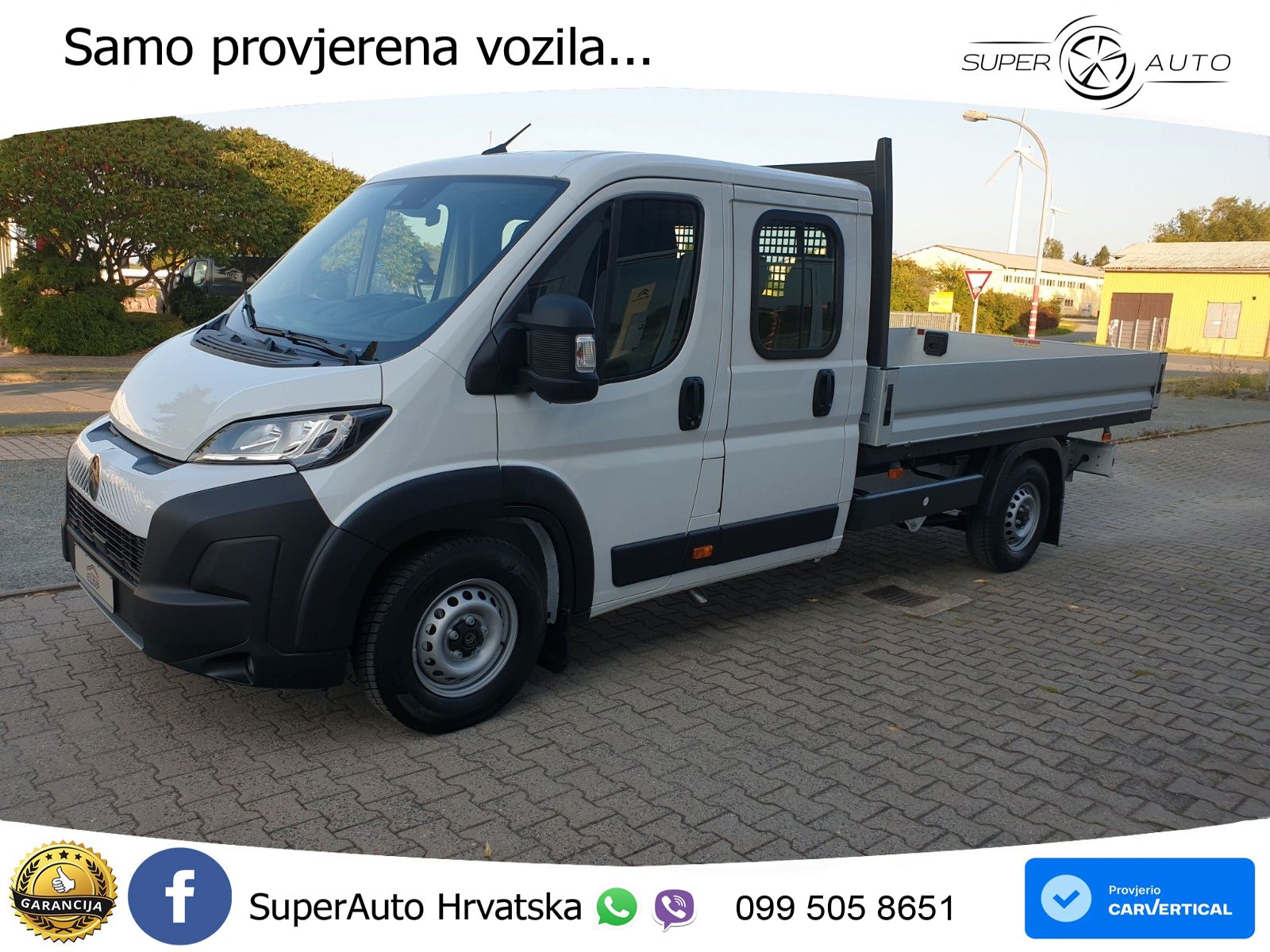 Citroën Jumper Pritsche Doka. 35 L4 Heavy Diesel 180 179 KS