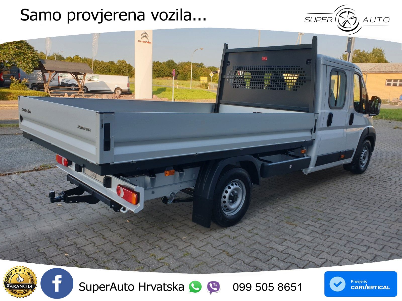 Citroën Jumper Pritsche Doka. 35 L4 Heavy Diesel 180 179 KS