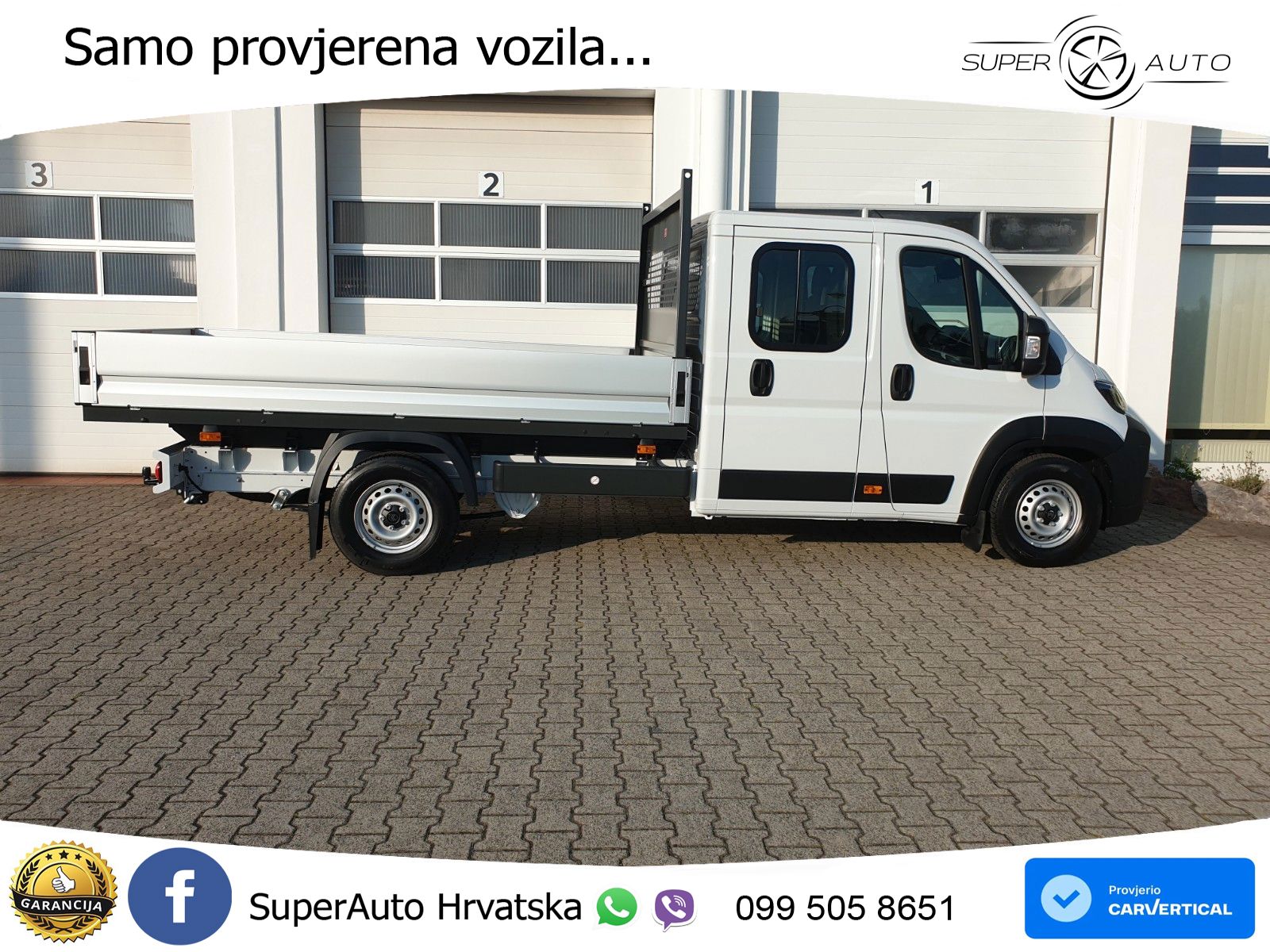 Citroën Jumper Pritsche Doka. 35 L4 Heavy Diesel 180 179 KS