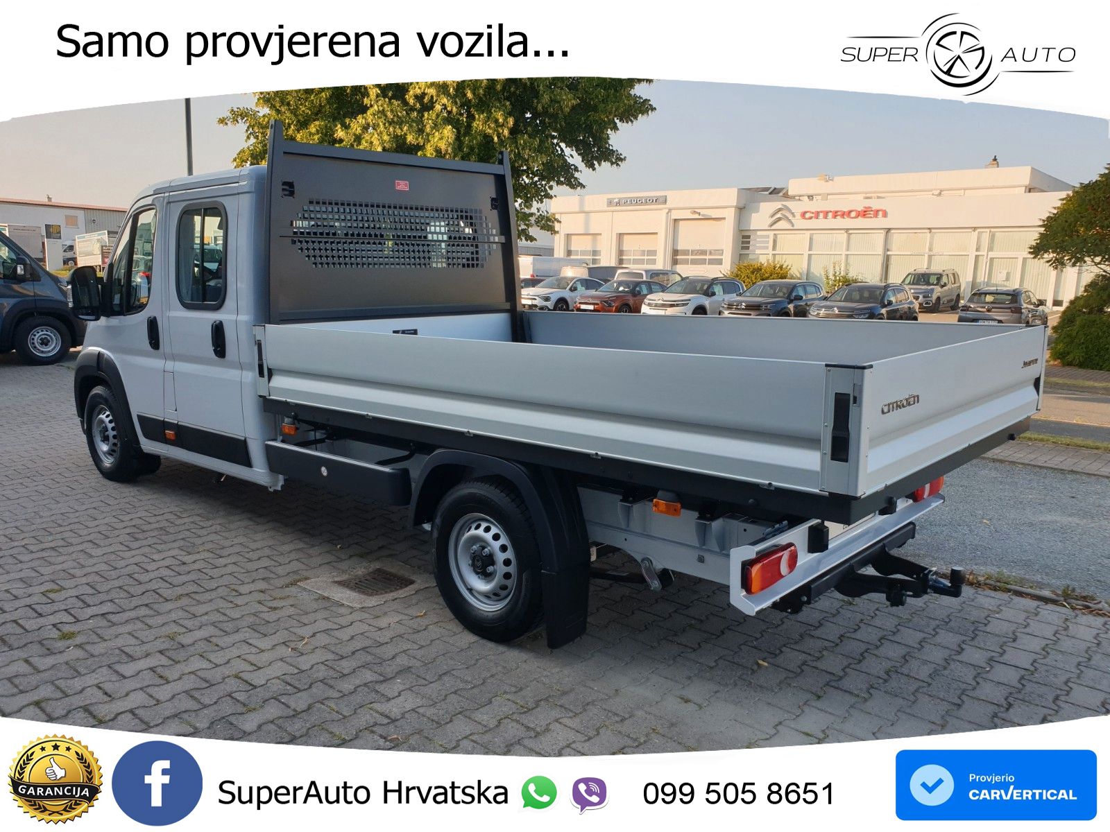 Citroën Jumper Pritsche Doka. 35 L4 Heavy Diesel 180 179 KS