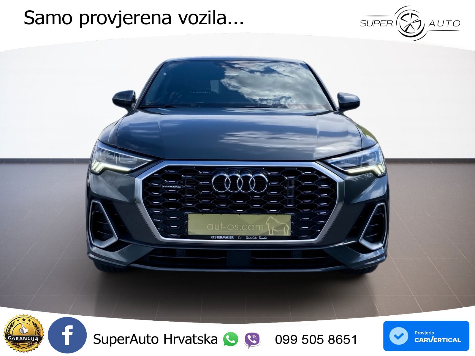 Audi Q3 II Sportback 40 TFSI (190 KS) quattro S tronic S line LED+GR SJED+ACC