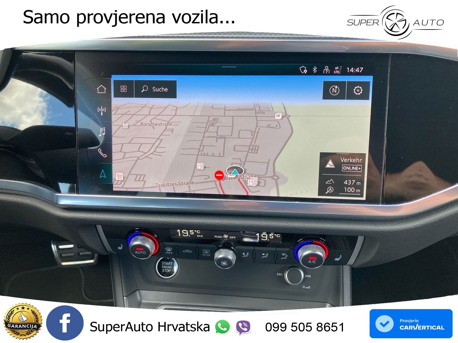 Audi Q3 II Sportback 40 TFSI (190 KS) quattro S tronic S line LED+GR SJED+ACC