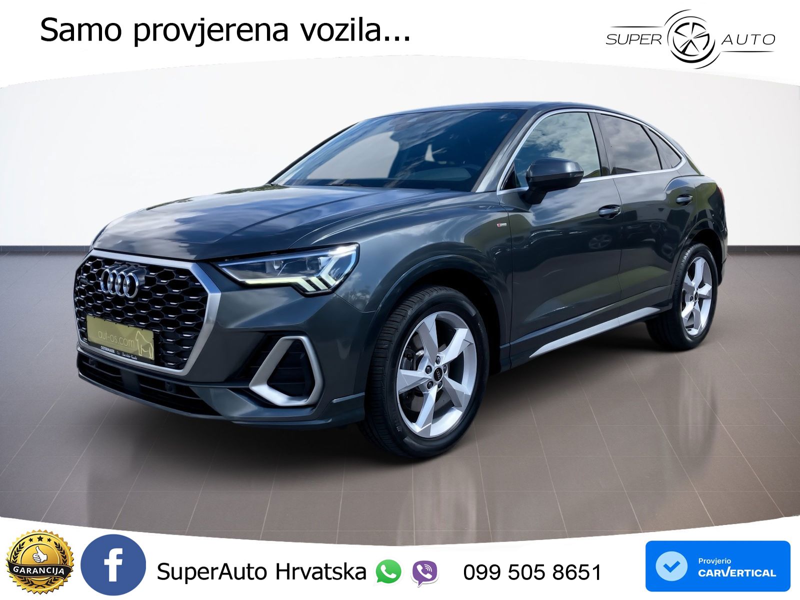 Audi Q3 II Sportback 40 TFSI (190 KS) quattro S tronic S line LED+GR SJED+ACC
