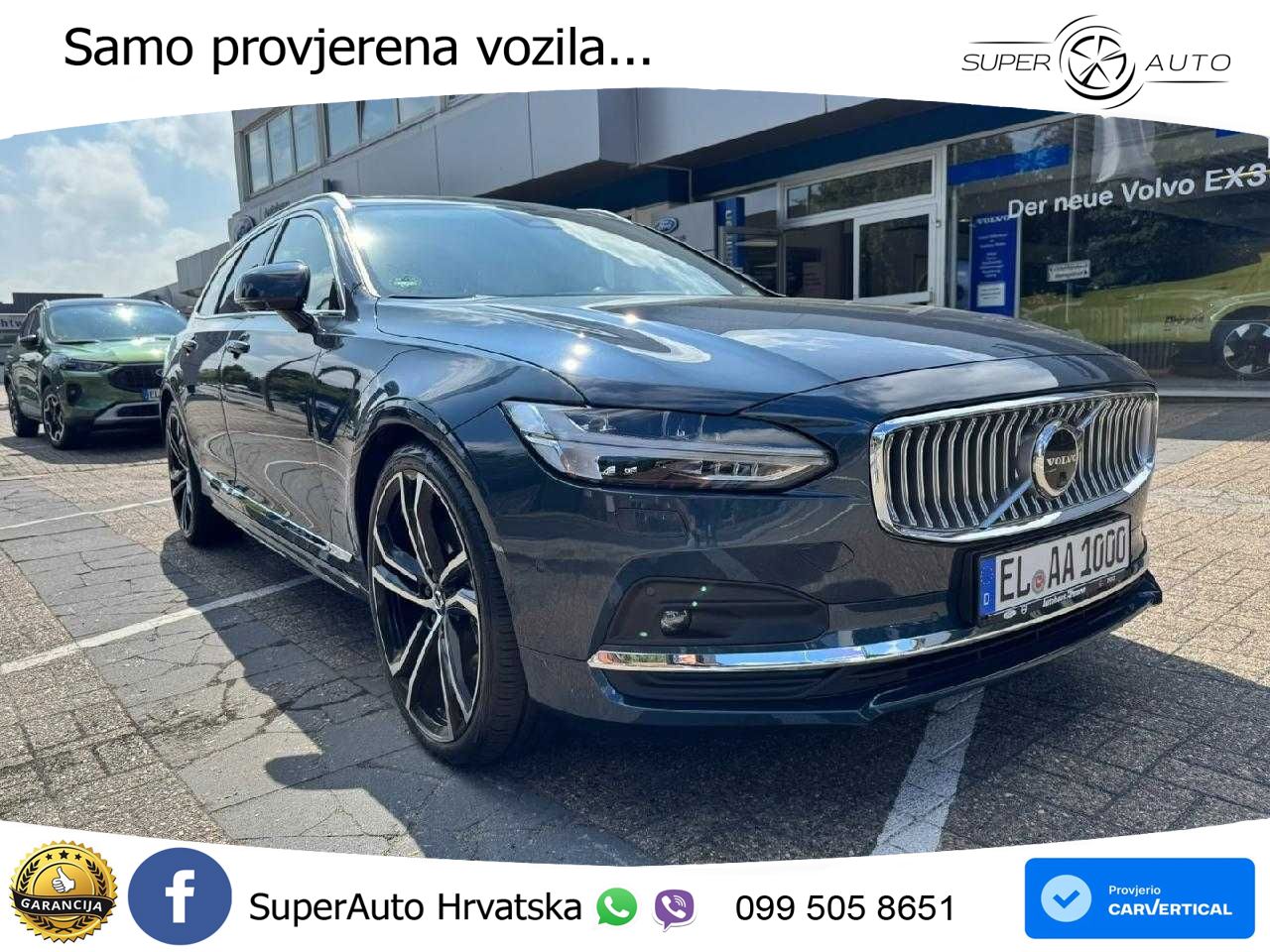 Volvo V90 2.0 B4 Automatic ACC+HEAD+4xGR SJED+360+PANO