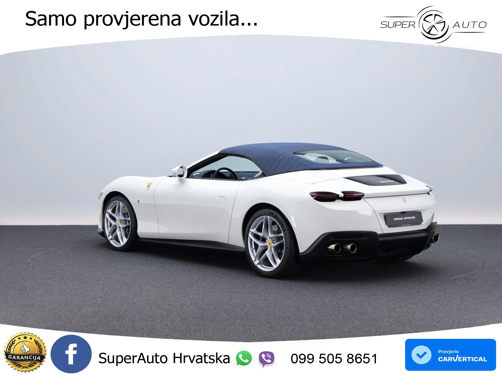Ferrari Roma Spider 3.9 V8 (620 KS) F1 DCT LED+GR SJED+ACC