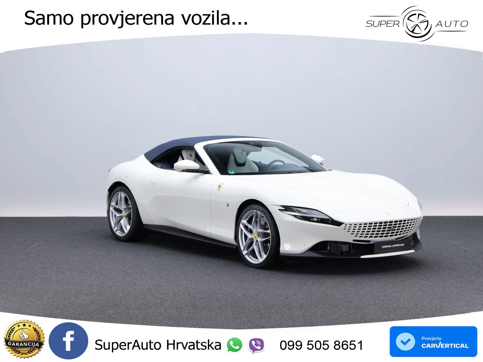 Ferrari Roma Spider 3.9 V8 (620 KS) F1 DCT LED+GR SJED+ACC