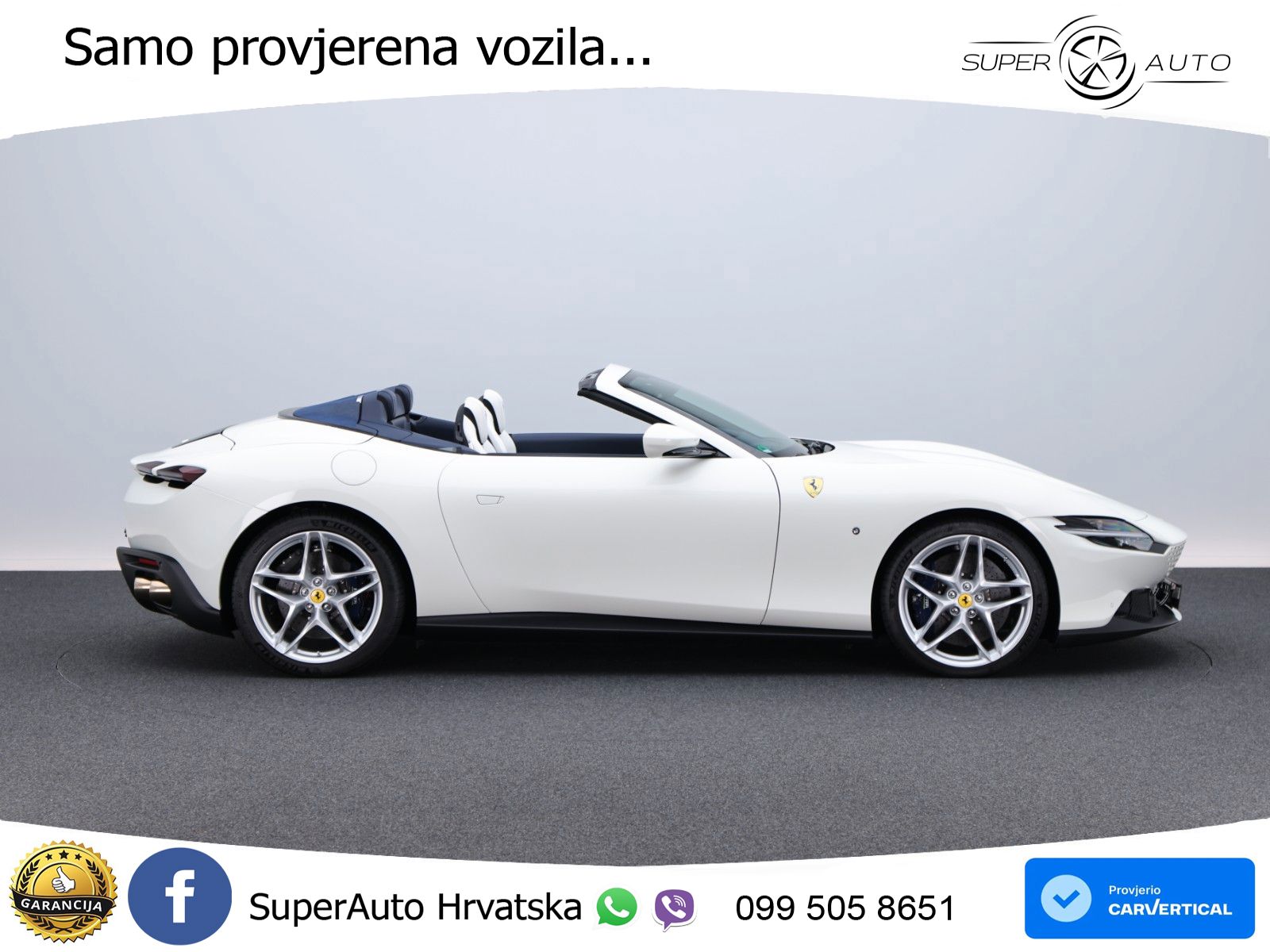 Ferrari Roma Spider 3.9 V8 (620 KS) F1 DCT LED+GR SJED+ACC