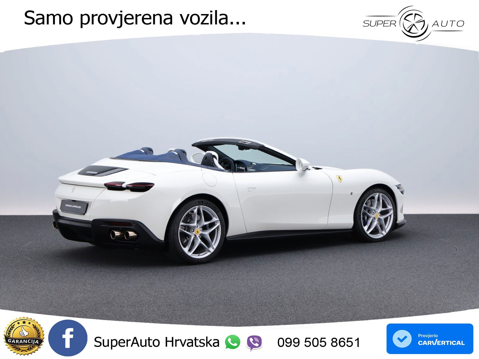 Ferrari Roma Spider 3.9 V8 (620 KS) F1 DCT LED+GR SJED+ACC