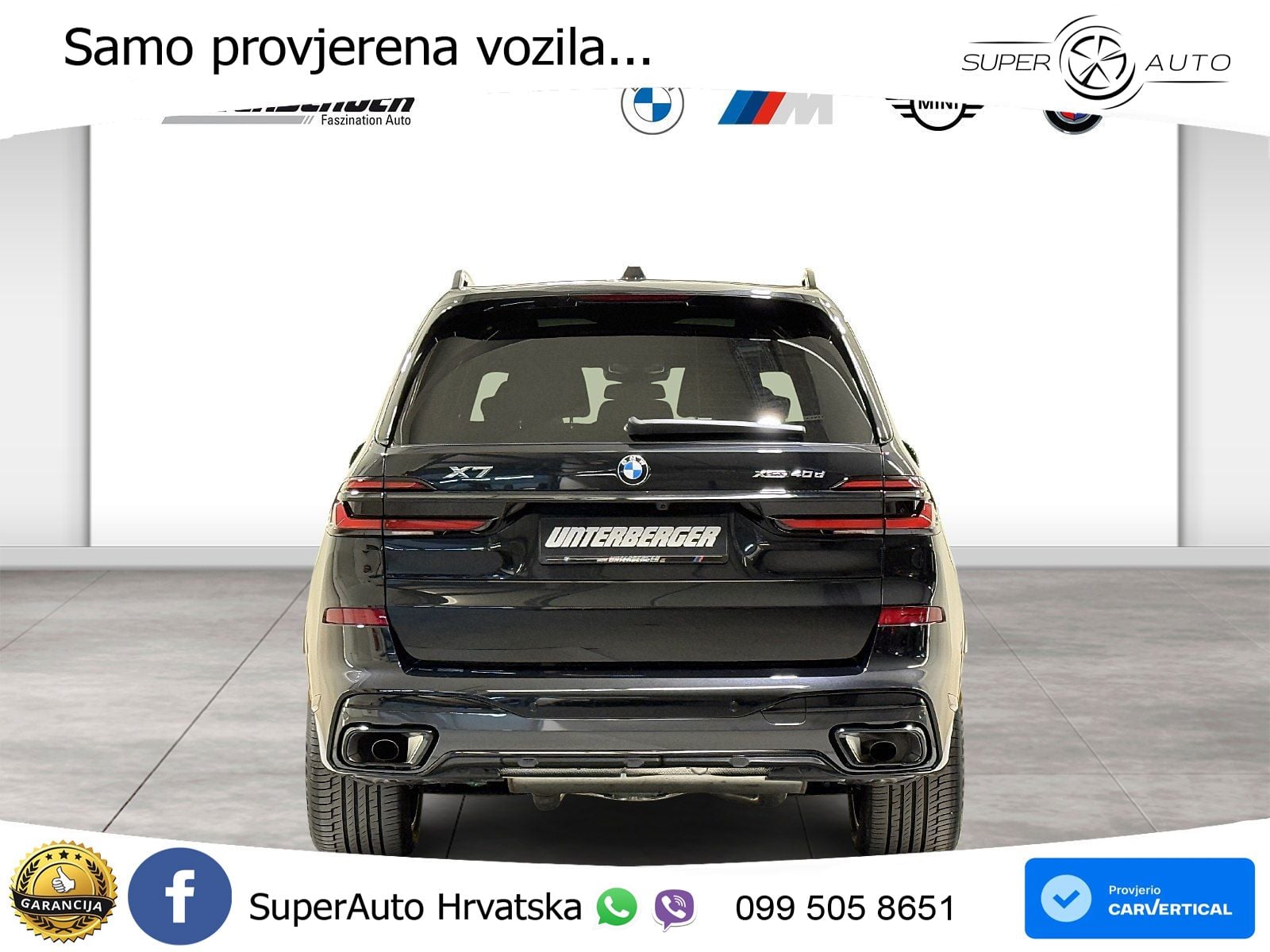BMW X7 40d (352 KS) xDrive Steptronic ZRAČNI+ACC+GR SJED+KAM+PANO