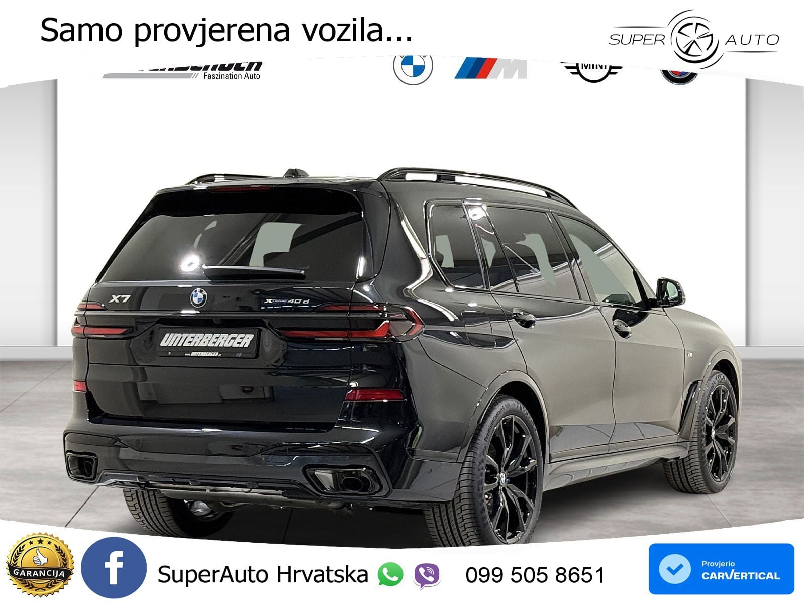 BMW X7 40d (352 KS) xDrive Steptronic ZRAČNI+ACC+GR SJED+KAM+PANO